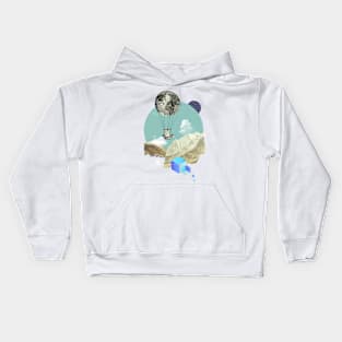 Air Balloon collage Kids Hoodie